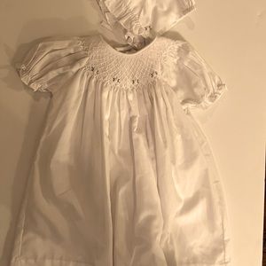 Petit Ami Baby Girls' Bishop Smocked Daydress